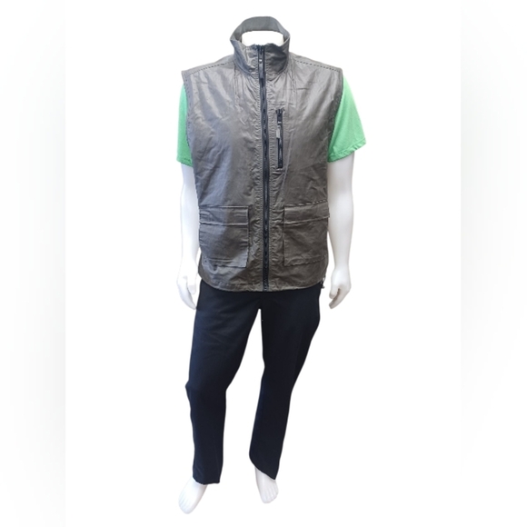 Levi's Silvertab EUC Dark Gray Men's Vest Size Large - Picture 2 of 8